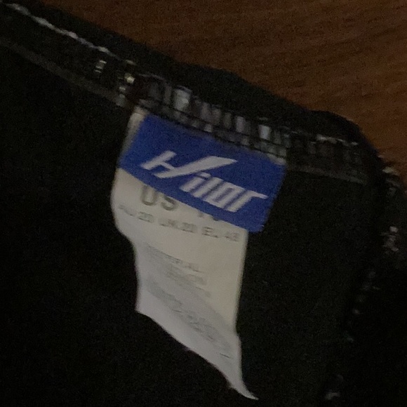 Ladies one piece bathing suit black/white geometric pattern size 16 good condish - Picture 3 of 3